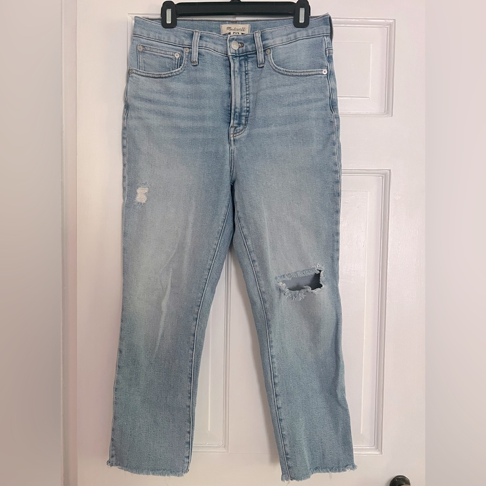 Madewell Petite Destroyed Perfect Vintage Jeans